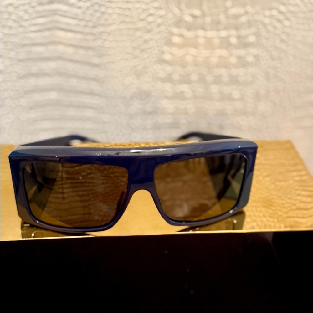 BALENCIAGA Navy Blue Sunglasses (BB0002S/004) - Picture 2 of 12